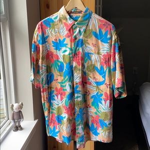 Colours Vintage Floral Button Down T-shirt